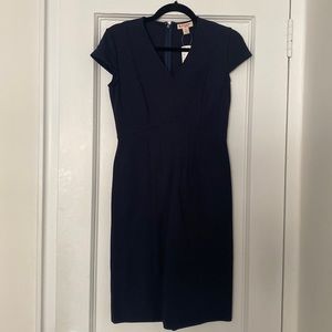 NWT! Brooks Brothers Stretch Navy SS Dress